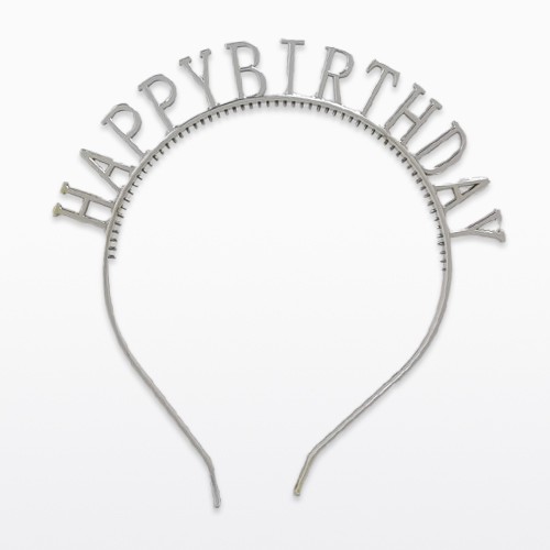 Happy Birthday Plastik Gözlük Taç Set Gümüş 1 Adet, fiyatı
