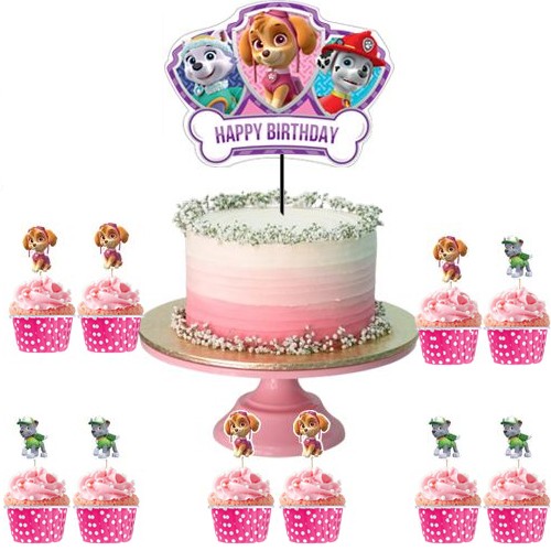 Paw Patrol Skye Cake Topper Set, fiyatı