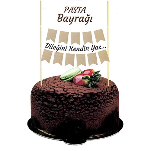 Kendin Yaz Kraft Pasta Bayrağı, fiyatı