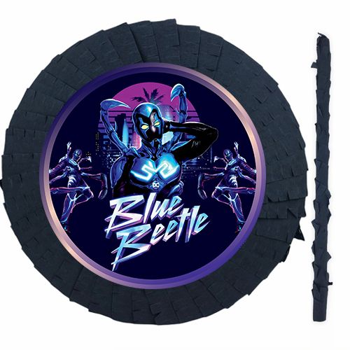 Blue Beetle Pinyata 42 cm + Sopası, fiyatı