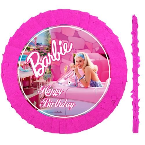 Barbie Movie Pinyata 42 cm + Sopası, fiyatı