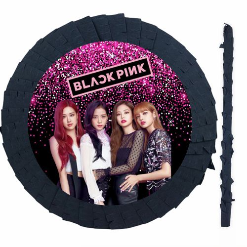 Black Pink Pinyata 42 cm + Sopası, fiyatı
