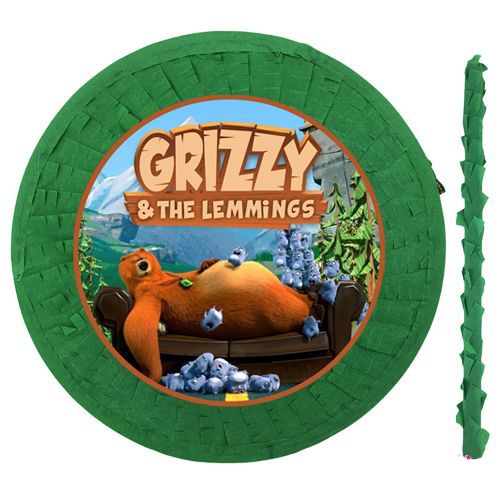 Grizzy The Lemmings Pinyata 42 cm + Sopası, fiyatı