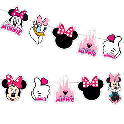 Minnie Mouse Dekoratif Banner 180x17 cm, fiyatı