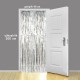 Işıltılı Duvar ve Kapı Perdesi Gümüş 100*220 cm, fiyatı