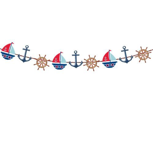 Denizci Temalı Dekoratif Banner 160x17 cm, fiyatı