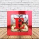 E - Harfi Şeffaf Kutu Kırmızı Metalik 25 cm, fiyatı