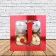 J - Harfi Şeffaf Kutu Kırmızı Metalik 25 cm, fiyatı