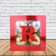 R - Harfi Şeffaf Kutu Kırmızı Metalik 25 cm, fiyatı