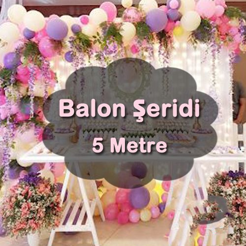 Balon Dekorasyon Şeridi (5 metre), fiyatı