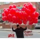 Kırmızı Uçan Balon Demeti ''MAĞAZADAN'' (100 adet), fiyatı