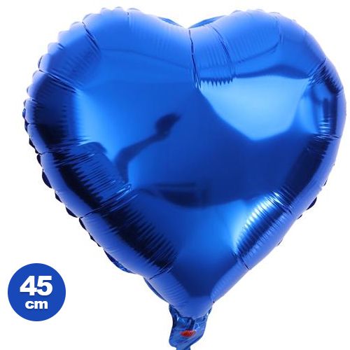 Mavi Kalp Folyo Balon (45 cm), fiyatı