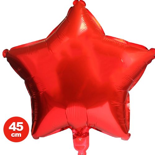 !TOPTAN! Yıldız Folyo Balon Kırmızı (45 cm), fiyatı