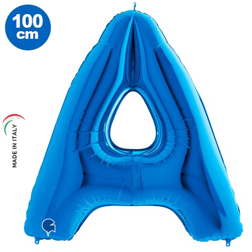 A - Harf Folyo Balon Mavi (100 cm), fiyatı