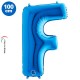 F - Harf Folyo Balon Mavi (100 cm), fiyatı