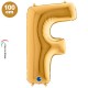 F - Harf Folyo Balon Gold (100 cm), fiyatı