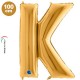 K - Harf Folyo Balon Gold (100 cm), fiyatı