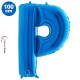 P - Harf Folyo Balon Mavi (100 cm), fiyatı