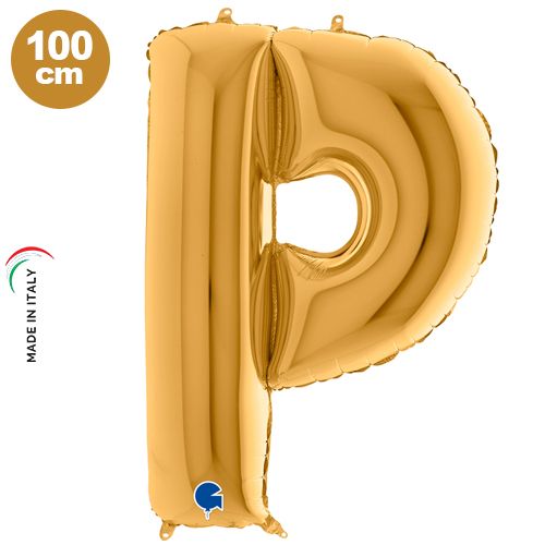 P - Harf Folyo Balon Gold (100 cm), fiyatı