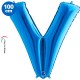 V - Harf Folyo Balon Mavi (100 cm), fiyatı