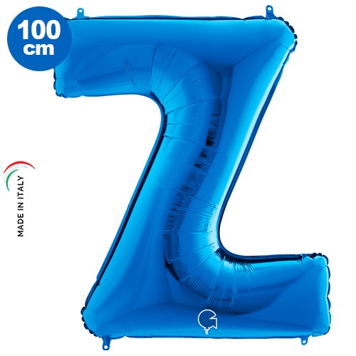 Z - Harf Folyo Balon Mavi (100 cm), fiyatı
