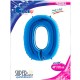 O - Harf Folyo Balon Mavi (100 cm), fiyatı