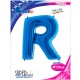 R - Harf Folyo Balon Mavi (100 cm), fiyatı