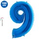 9 Rakam Folyo Balon Mavi (100x70 cm), fiyatı