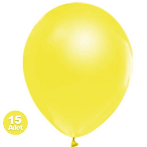 Sarı Balon 15 Adet, fiyatı