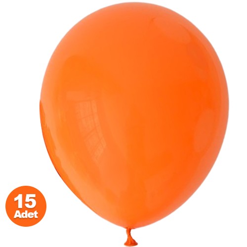 Turuncu Balon 15 Adet, fiyatı