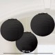 Siyah Yuvarlak Fener Süs (30 cm), fiyatı