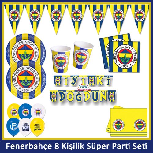 Fenerbahçe 8 Kişilik Ekonomik Parti Seti, fiyatı