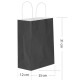 Siyah Kağıt Çanta Büyük Boy (31x25 cm), fiyatı