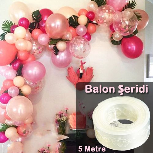 Balon Dekorasyon Şeridi (5 metre), fiyatı
