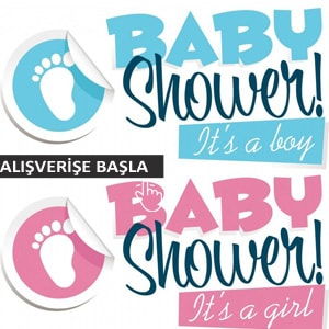baby shower parti süsleri